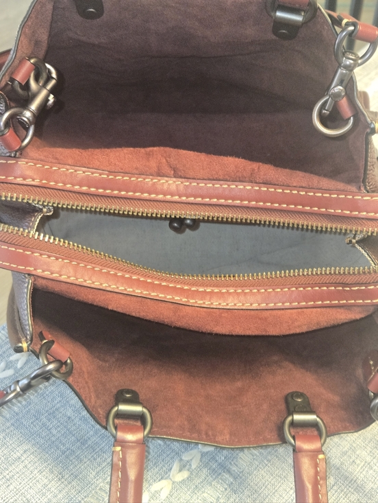 Coach ROGUE 30 Oxblood With Rivets - Picture 13 of 16